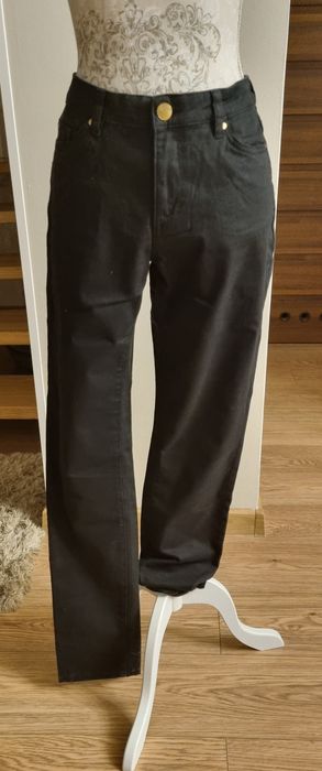 Spodnie damskie w stylu dżins czarne
