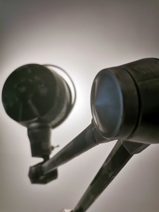 Jieldé 4 braços, 60´s industrial frances candeeiro de pé bauhaus retro