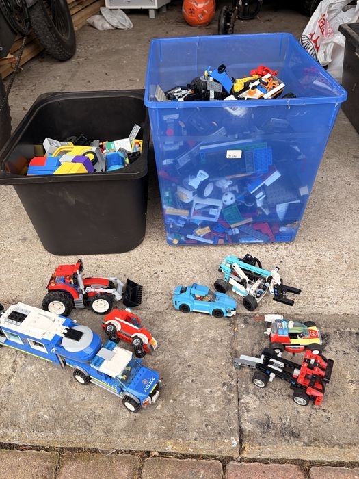 Lego policja traktor ciezarokwa