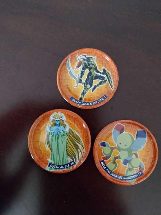 Lote 3 Metal Tazos Yu Gi Oh (Yami Yugi)