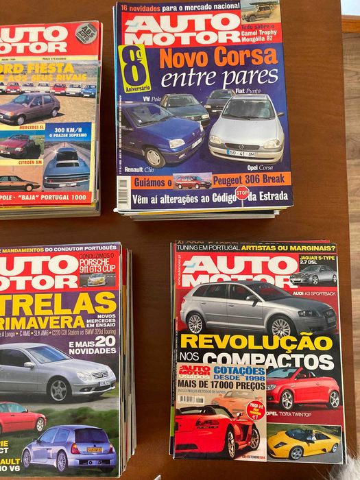 Revista AutoMotor do Volume 1 ao 256 (1989 - 2010)