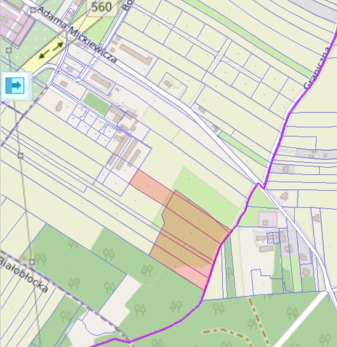 Teren inwestycyjny w Sierpcu 3.8h