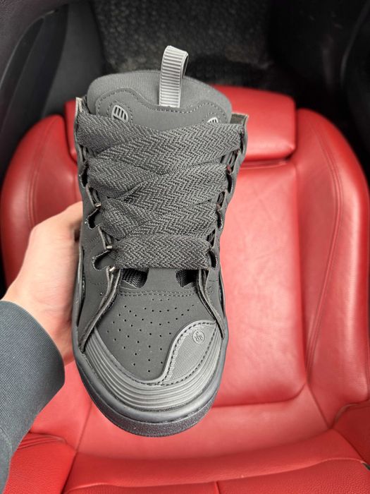 (ОПЛАТА ПІСЛЯ ОГЛЯДУ)Lanvin Curb Sneakers Black Менш Дуті