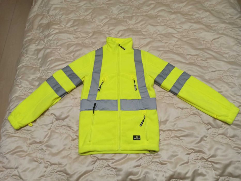 Męski polar bluza odblaskowa robocza 4-Protect XS  3M nowa nie Strauss