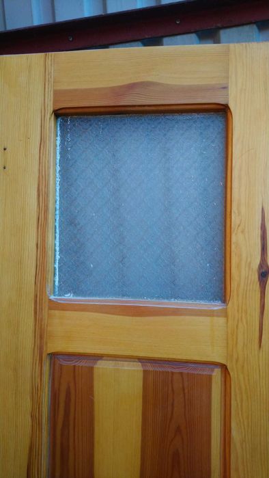 Drzwi łazienkowe 60cm z litego drewna