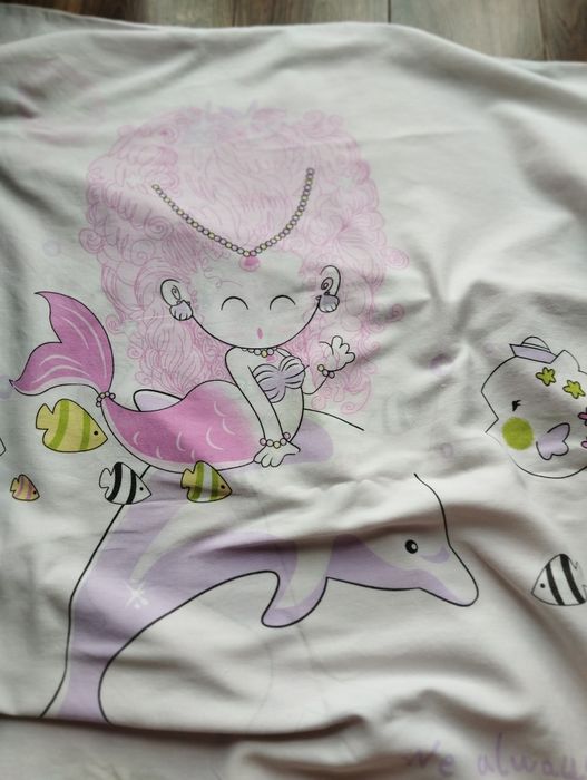 Pościel satyna bawełniana 160 na 200 syrenki CottonWorld