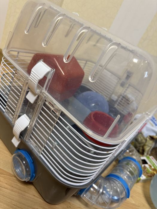 Полный  комплект для  хомяка , джунгарика , клетка для хомяка