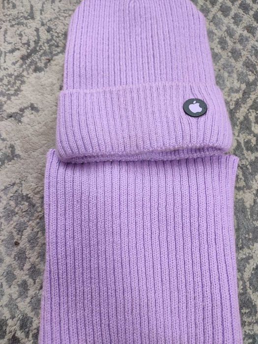 шапка з хомутом зимова для дівчинки