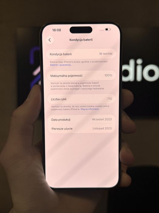 RATY 0% iPhone 15 Pro Max 256GB BATERIA 100% GWARANCJA 12 miesiecy!!!