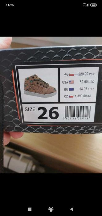 Iguana Buty roz 26 dla dziewczynki