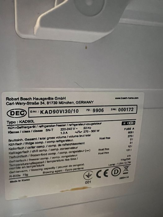 Frigorífico americano Bosh! Filtro funciona, Gelo precisa pegar dentro