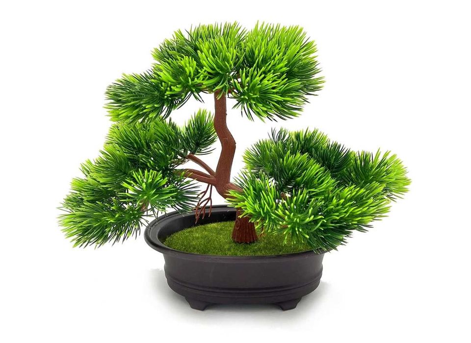 Drzewko bonsai w doniczce sztuczna roślina dekoracyjna 25cm