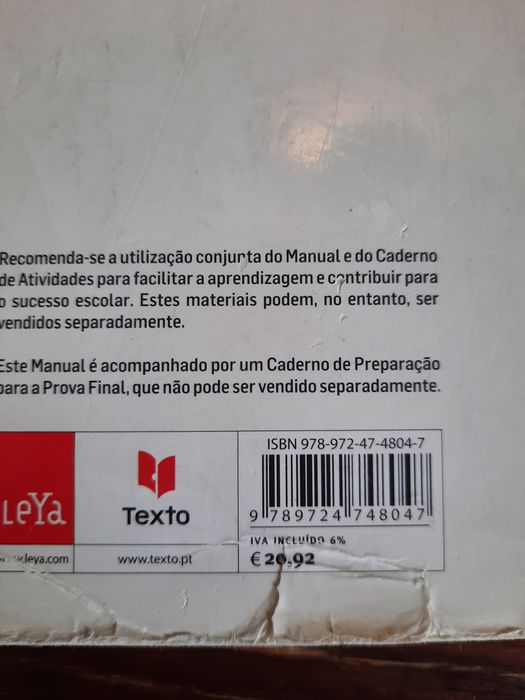 Livros "P9" de português 9o ano