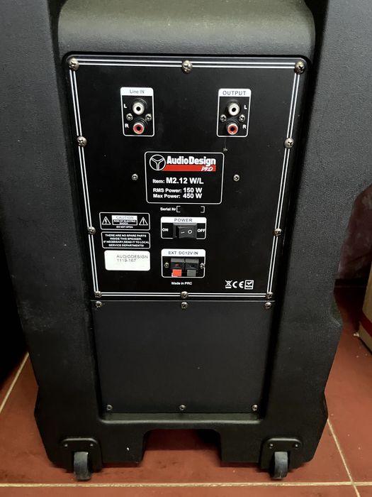 Colunas Audio Design Pro M2 12W l