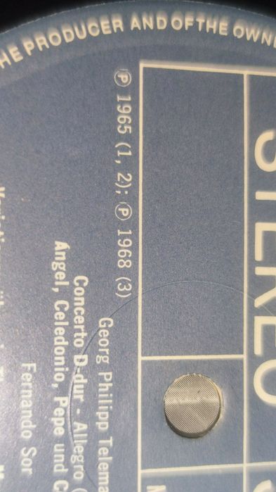 Вінілова платівка Philips Los Romeros Gitarre Barock Vivaldi Bach