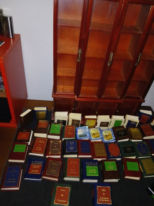 Ibiloteca com 50 livro minitura e movel