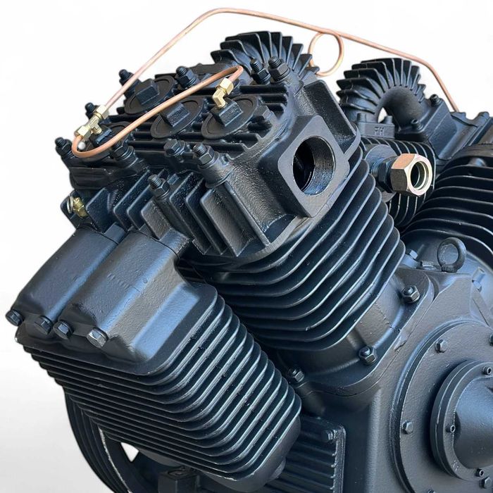 Двоступеневий поршневий блок компресора GD-2155ТH (3194 л/хв, 10 Атм)