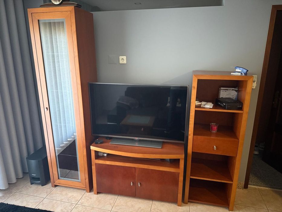 Móvel Sala madeira cerejeira  + mesa centro