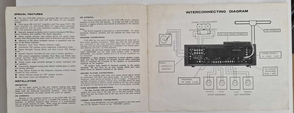 RECEIVER ROTEL - FAX 1000  - Único no mercado  - Coleção