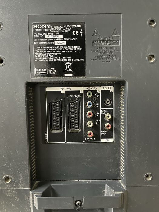 televisao sony (nao funciona)