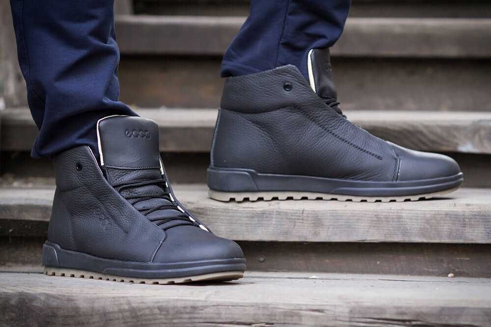 Зимние мужские ботинки ECCO Sneakers - РАСПРОДАЖА