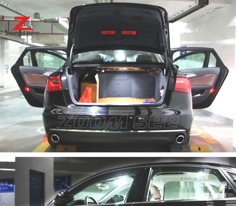 KIT COMPLETO DE 19 LÂMPADAS LED INTERIOR AUDI A6 S6 RS6 C7 AVANT WAGON 2012 +