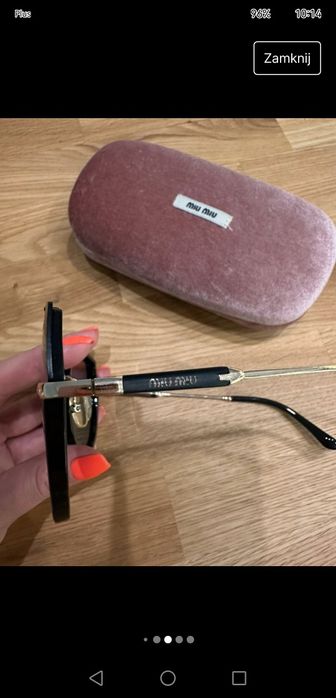 Okulary przeciwsłoneczne Miu miu