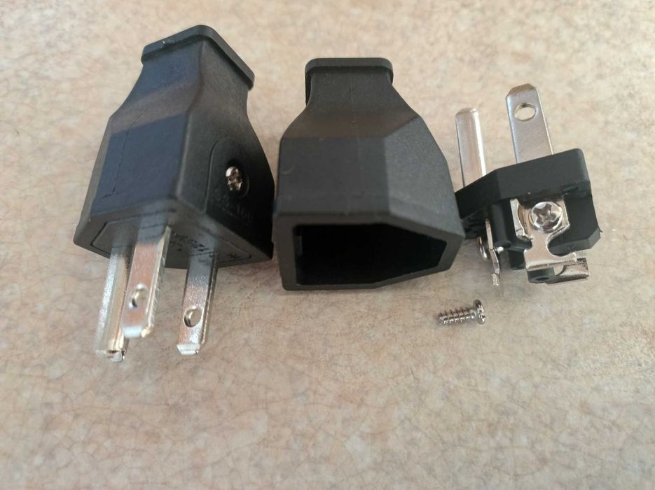 Американсукая вилка 120в 15а.