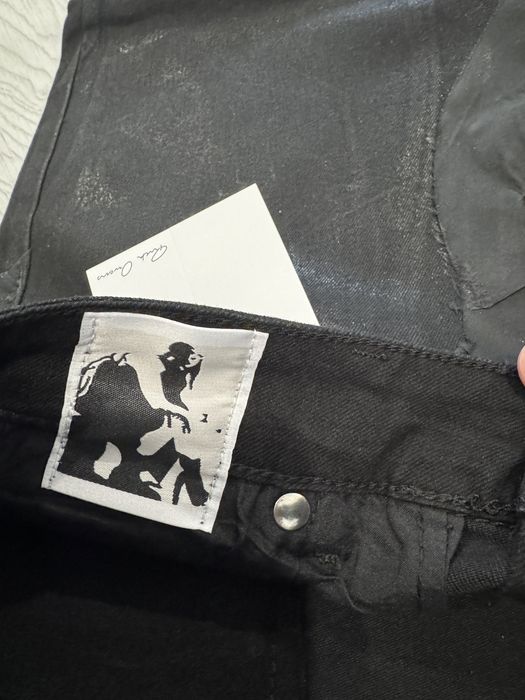 НА РУКАХ!! rick owens waxed jeans M L  XL bootcut flared erd archive