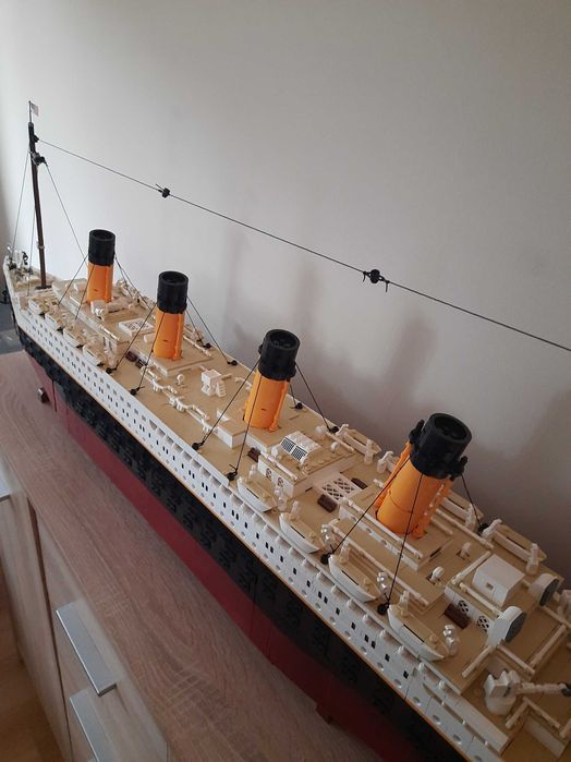 Klocki TITANIC 9090 elementów 135cm długości