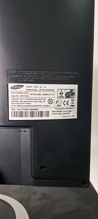 Monitor/Ecran LCD Samsung 17"