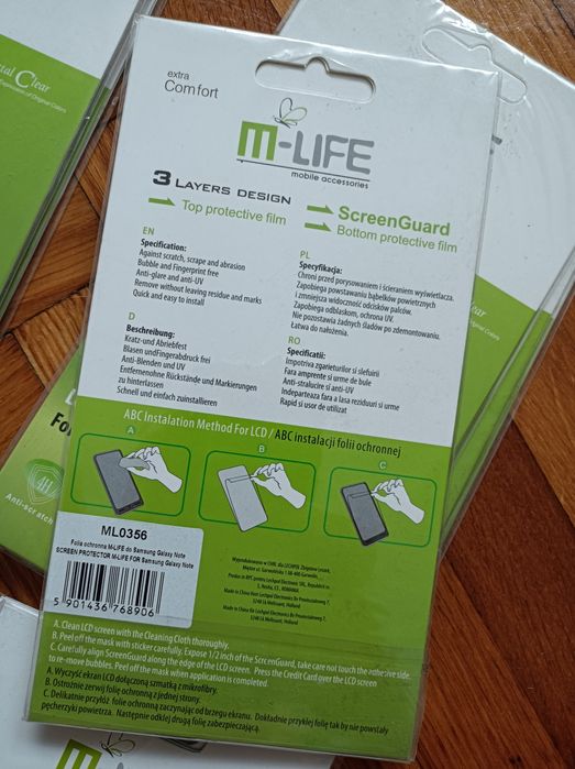 Folia ochronna na LCD różne rodzaje