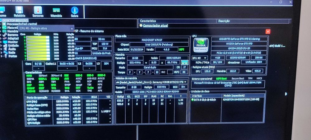 PC Gaming - GTX 970 4GB | Intel Xeon E5 | 16GB ou 32GB RAM