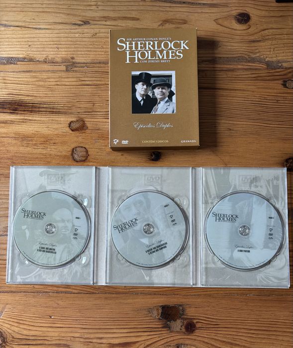 Pack Filmes DVDs sherlock Holmes