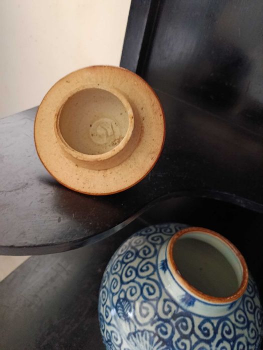 Pote Porcelana Chinesa Séc XVIII 24 cm