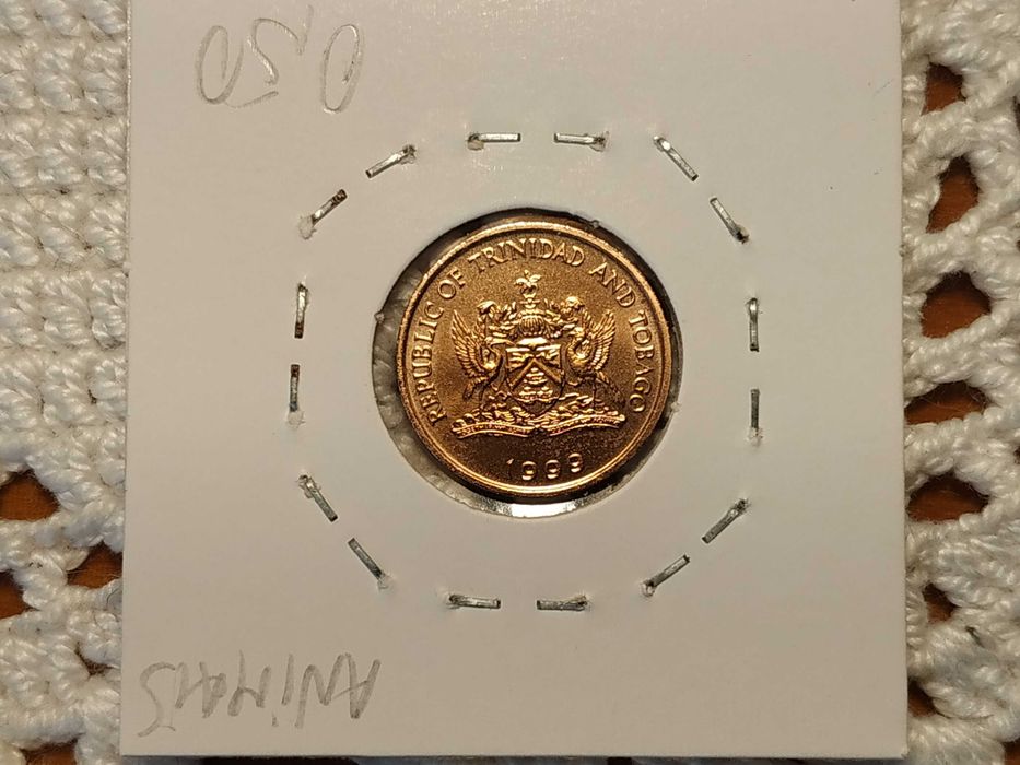 Trinidad and Tobago - moeda de 1 cêntimo de 1999 (animais)