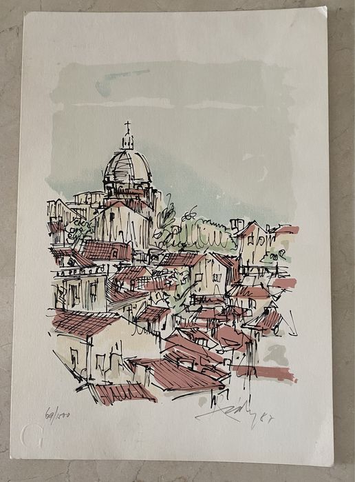 Serigrafia de José Padua 31,5cm x 21,5cm 1987