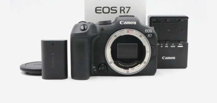 Canon R7 como nova