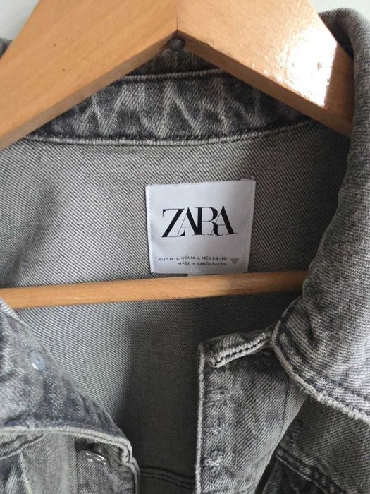 Kurtka jeansowa Zara L oversize