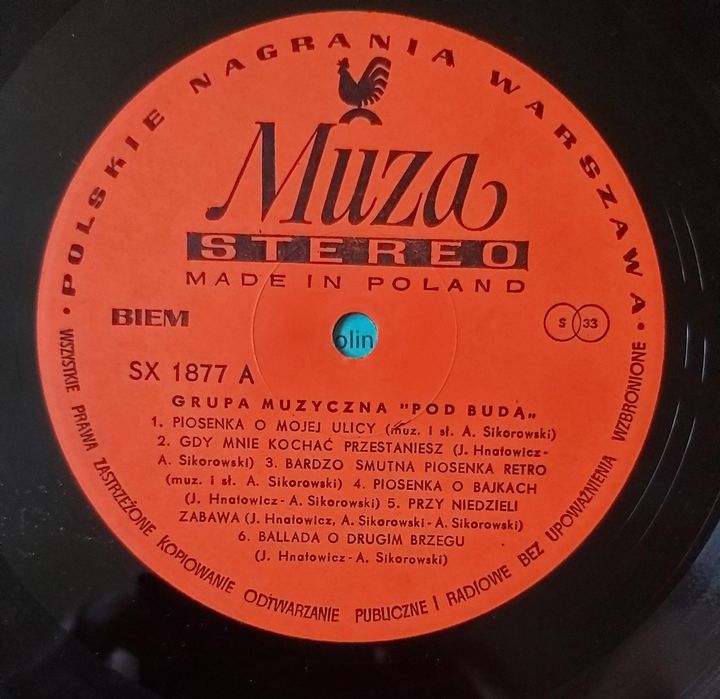 Pod Budą płyta winylowa