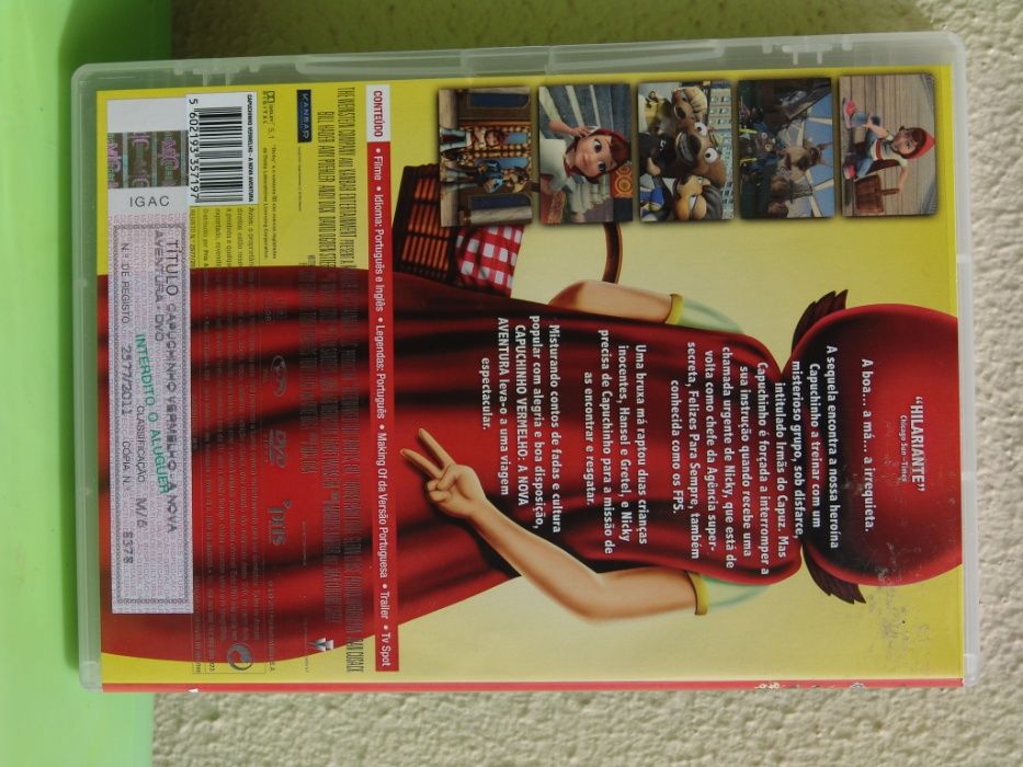 DVD - Capuchinho Vermelho - A Nova Aventura