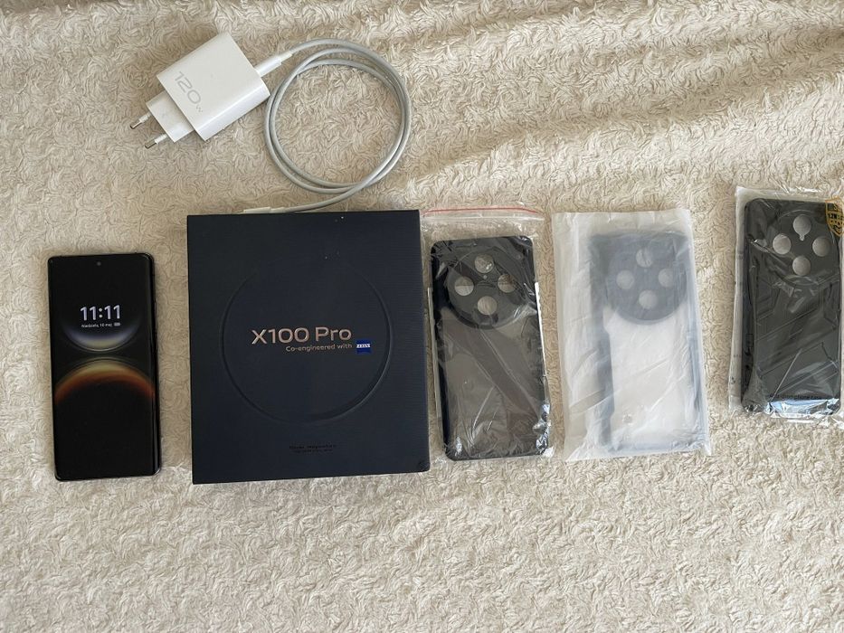Vivo x100pro pro global stan bardzo dobry+pokrowce  nowe 16GB 512GB