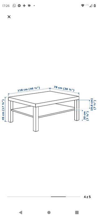 Rezerwacja Stolik IKEA duży