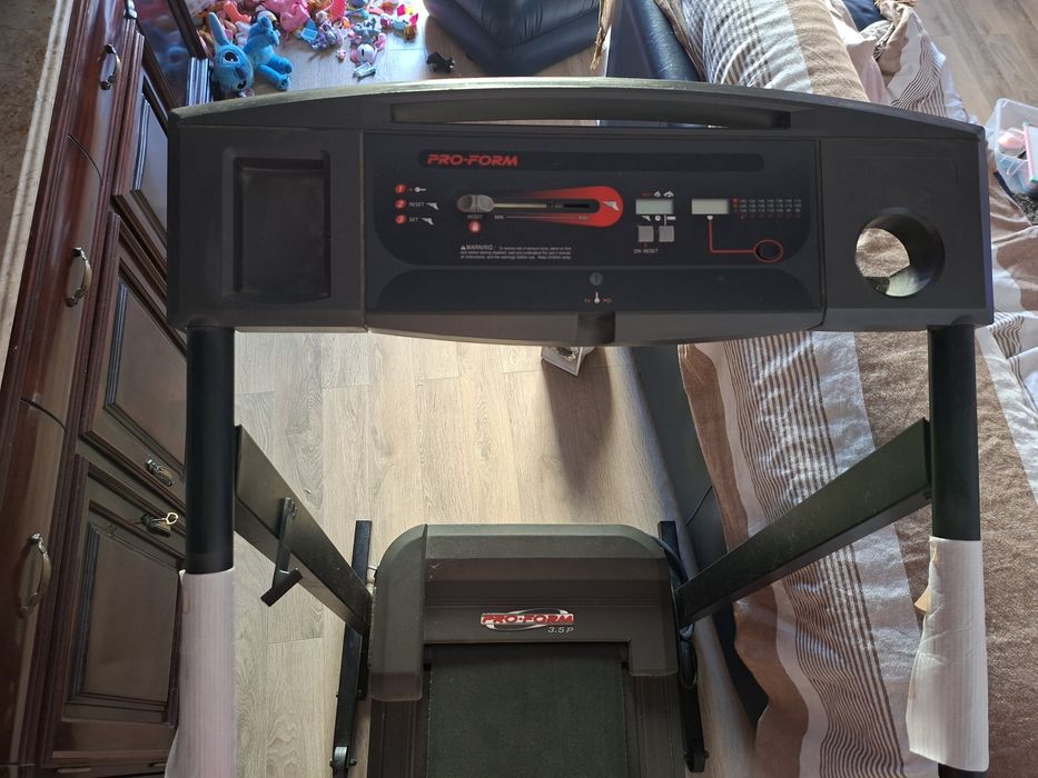 Passadeira de corrida não esta a funcionar.