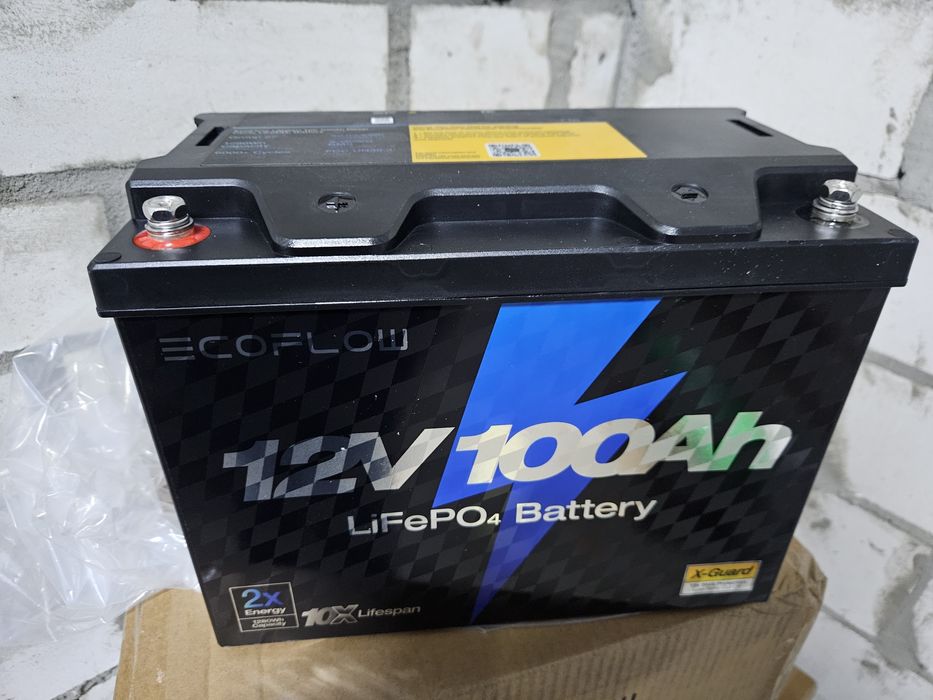 Аккумуляторы EcoFlow LiFePO4 12V 100Ah BMS в наличии