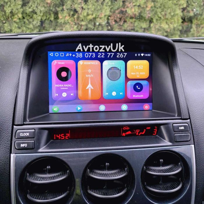 Магнитола MAZDA 6 Mazda 3 323 GPS Tesla Мазда 6 3 CarPlay Android 16