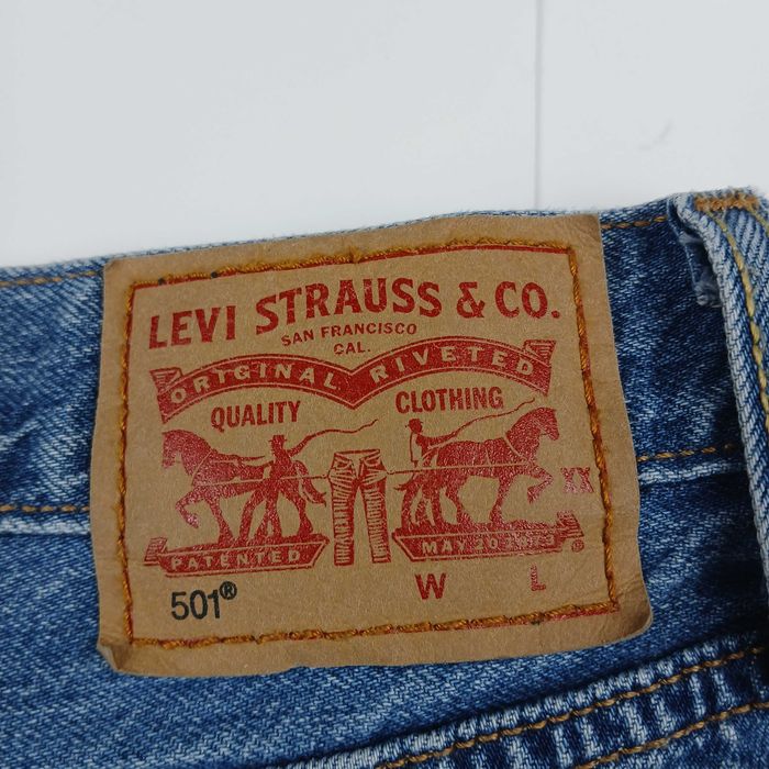 Spodenki damskie Levi's 501 Jeansowe rozm : L
