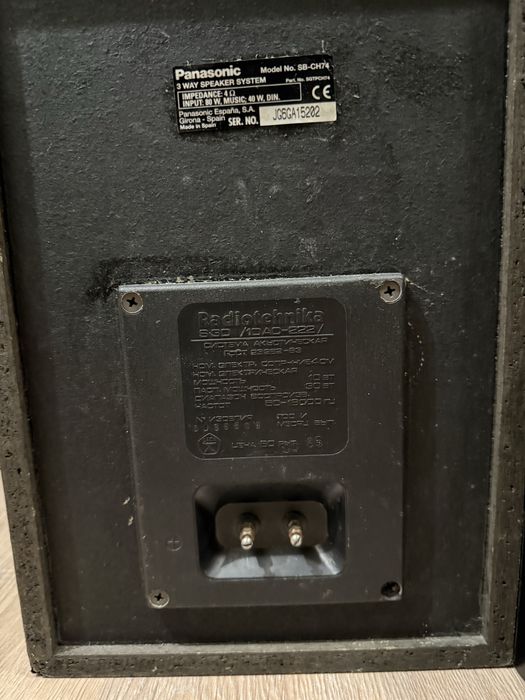 Продам колонки panasonic SB-CH74