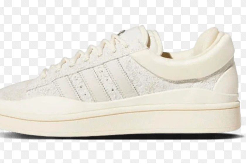 43adidas campus light Bad Bunny Cloud cream white, couro