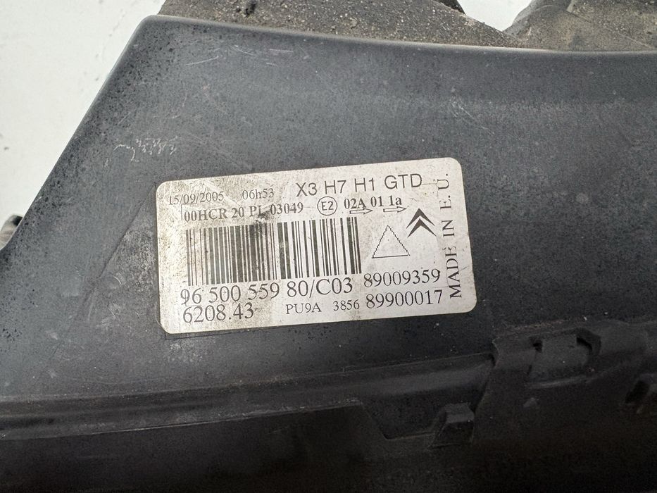 Фара передня Citroen C5 I Сітроен Ц5 1